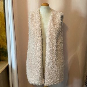 Forever 21 Exclusive Furry Vest Size L